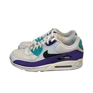 Air Max 90 Hyper Jade Grape Aqua Essential RARE Style AJ1285 103 Mens Sz 11